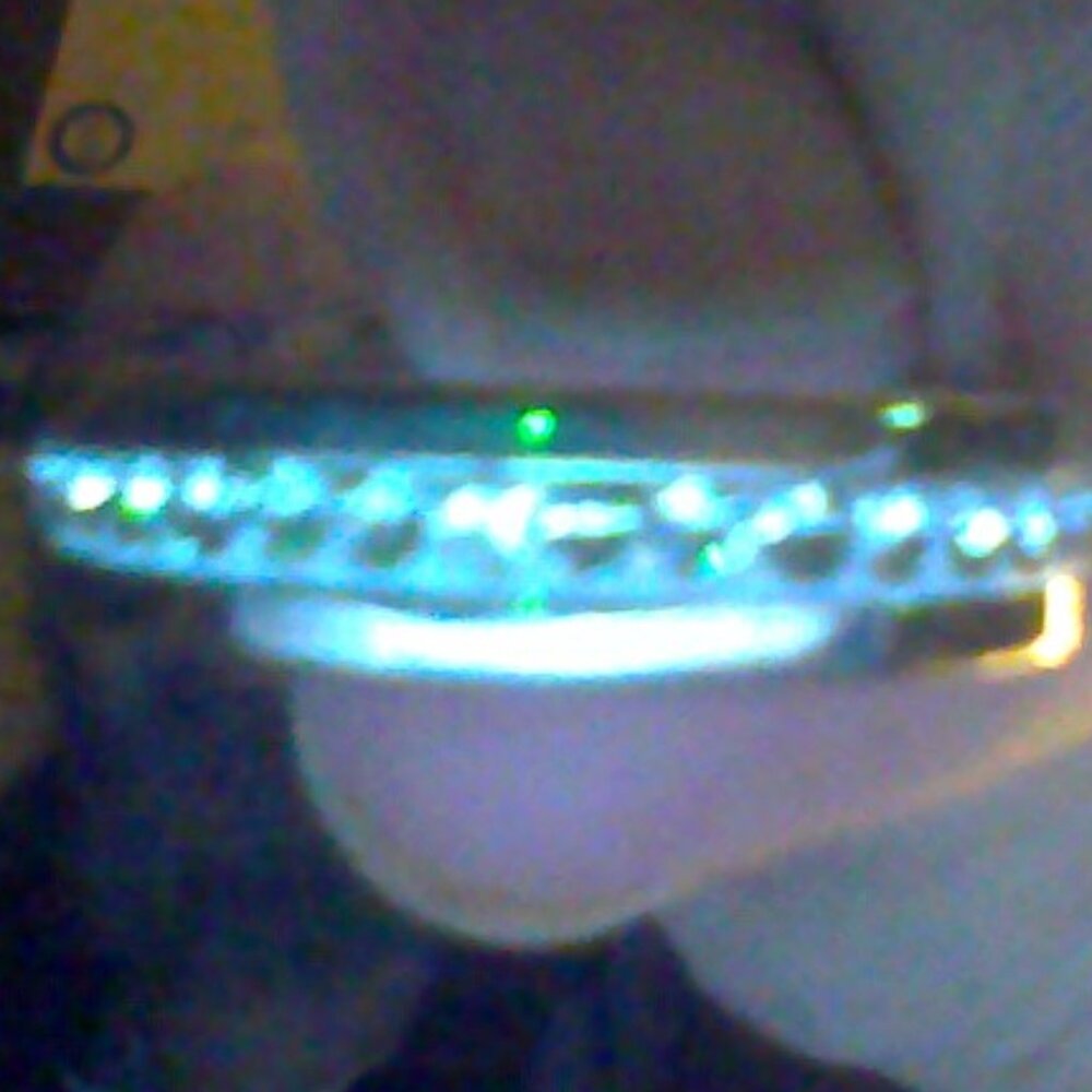 ladies size 12 silver plated and cz diamonds ring